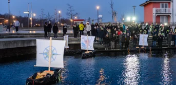 kreativer schiffsbau wasserung