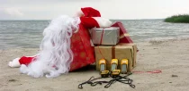 weihnachten am strand